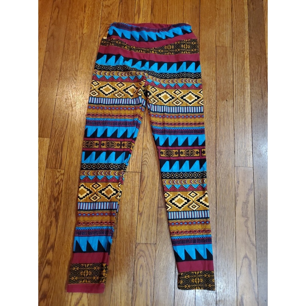 Southwestern Aztec Print Leggings LulaRoe Tribal‎ Geometric Yoga Pants Boho